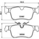 Kit pastiglie freno HELLA 8DB 355 044-311