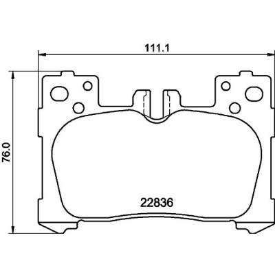 Set di pastiglie freno HELLA 8DB 355 040-741