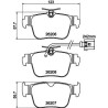 Kit pastiglie freno HELLA 8DB 355 044-901