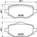 Kit pastiglie freno HELLA 8DB 355 040-971
