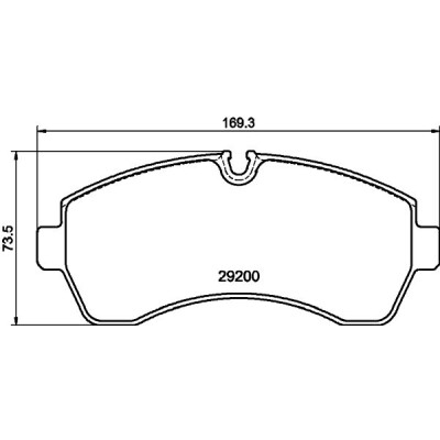 Kit pastiglie freno HELLA 8DB 355 043-911