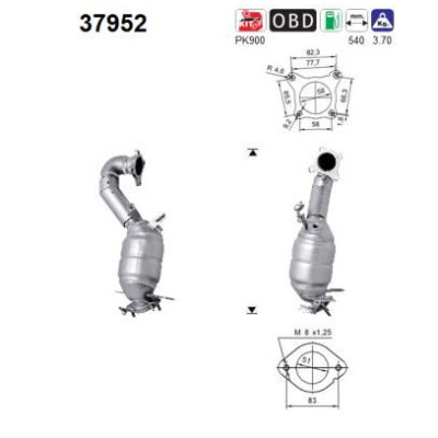 Catalizzatore AS 37952