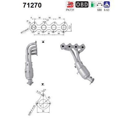 Catalizzatore AS 71270