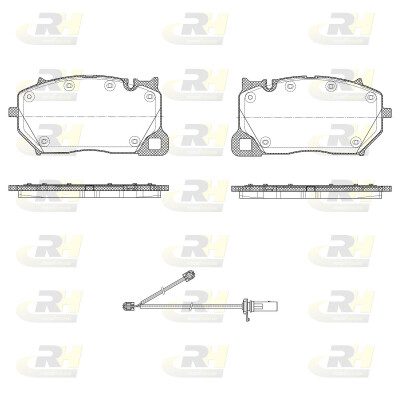 ROADHOUSE 21743.00 Set pastiglie freno