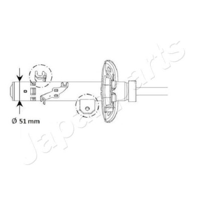 Ammortizzatore JAPANPARTS MM-01130