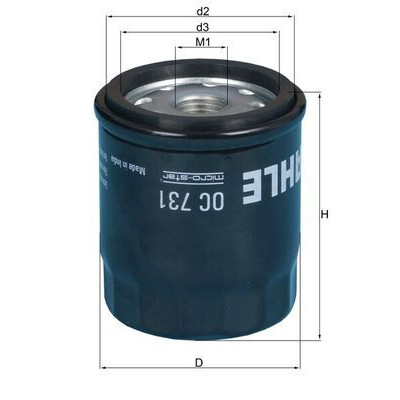 Filtro olio NAGARES OC 731