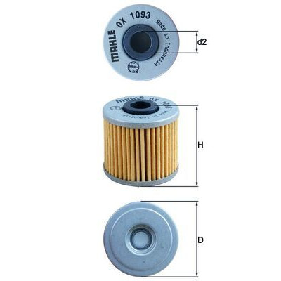 Filtro olio NAGARES OX 1093