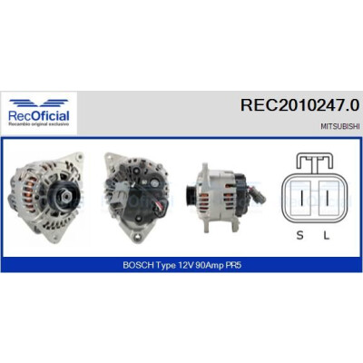 Alternatore RECOFICIAL REC2010247.0