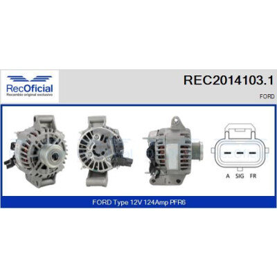 Alternatore RECOFICIAL REC2014103.1
