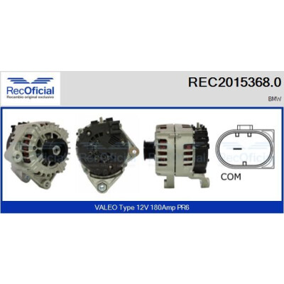 Alternatore RECOFICIAL REC2015368.0