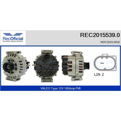 Alternatore RECOFICIAL REC2015539.0