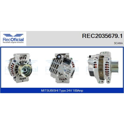 Alternatore RECOFICIAL REC2035679.1