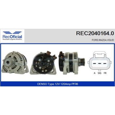 Alternatore RECOFICIAL REC2040164.0