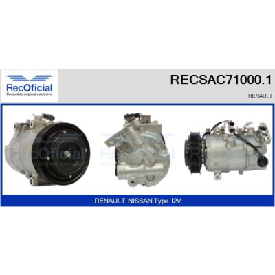 Compressore, aria condizionata RECOFICIAL RECSAC71000.1