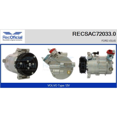 Compressore, aria condizionata RECOFICIAL RECSAC72033.0