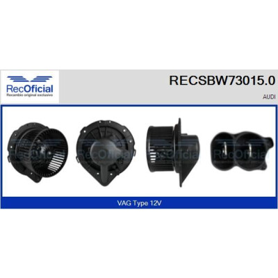 Ventilatore da cabina UFFICIALE RECSBW73015.0