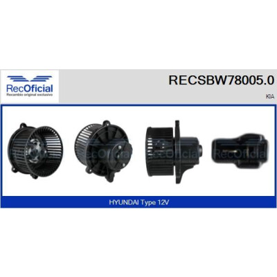 Ventilatore da cabina RECOFICIAL RECSBW78005.0
