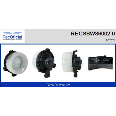 Ventilatore da cabina RECOFICIAL RECSBW86002.0