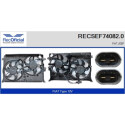 Motore elettrico, ventola del radiatore RECOFICIAL RECSEF74082.0