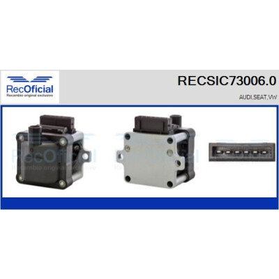 Bobina di accensione RECOFICIAL RECSIC73006.0