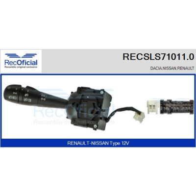 Interruttore piantone sterzo RECOFICIAL RECSLS71011.0