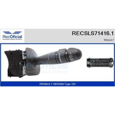 Interruttore piantone sterzo RECOFICIAL RECSLS71416.1