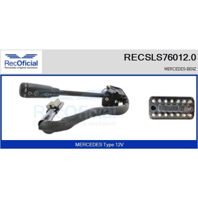 Interruttore piantone sterzo RECOFICIAL RECSLS76012.0