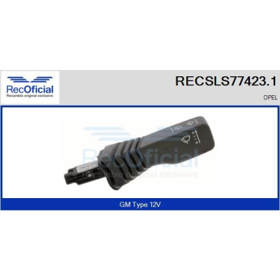 Interruttore piantone sterzo RECOFICIAL RECSLS77423.1