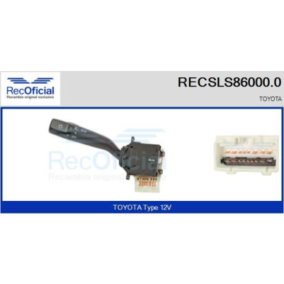 Interruttore piantone sterzo RECOFICIAL RECSLS86000.0