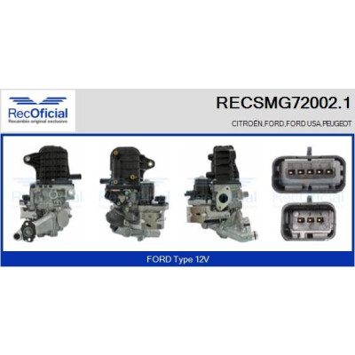 Modulo EGR RECOFFICIAL RECSMG72002.1