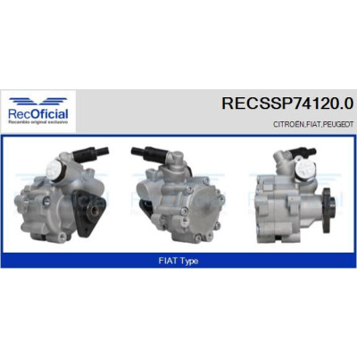 Pompa idraulica, sterzo RECOFICIAL RECSSP74120.0