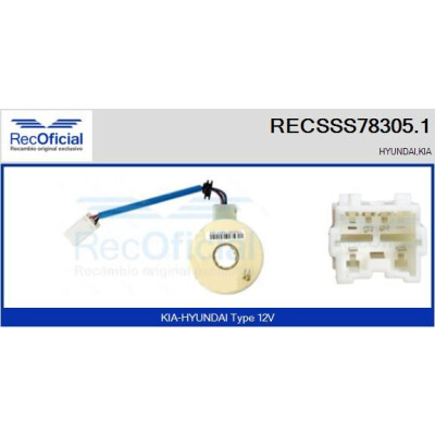 Sensore angolo di sterzata RECOFICIAL RECSSS78305.1
