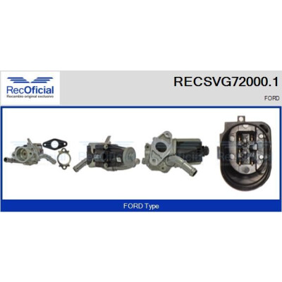 Valvola EGR RECSVG72000.1