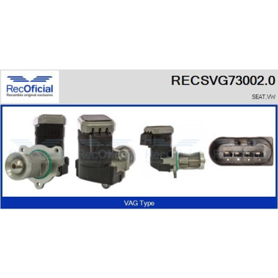 Valvola EGR RECOFFICIAL RECSVG73002.0