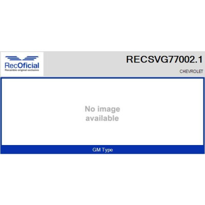 Valvola EGR RECOFFICIAL RECSVG77002.1