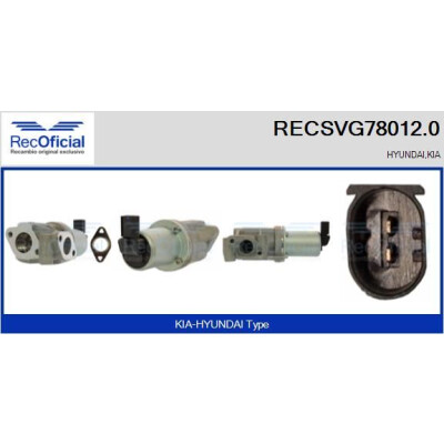 Valvola EGR RECSVG78012.0