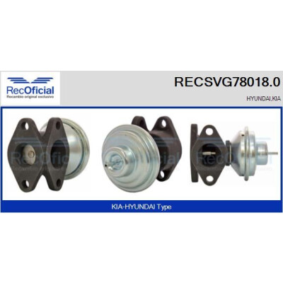 Valvola EGR RECSVG78018.0