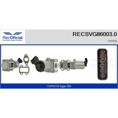Valvola EGR RECOFFICIAL RECSVG86003.0