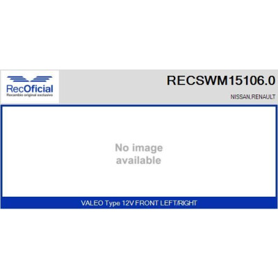 Motore tergicristallo RECOOFFICIAL RECSWM15106.0