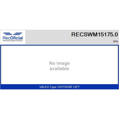 Motore tergicristallo RECOOFFICIAL RECSWM15175.0