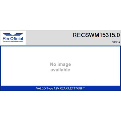 Motore tergicristallo RECOOFFICIAL RECSWM15315.0