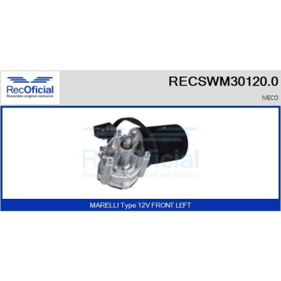 Motore tergicristallo RECOOFFICIAL RECSWM30120.0