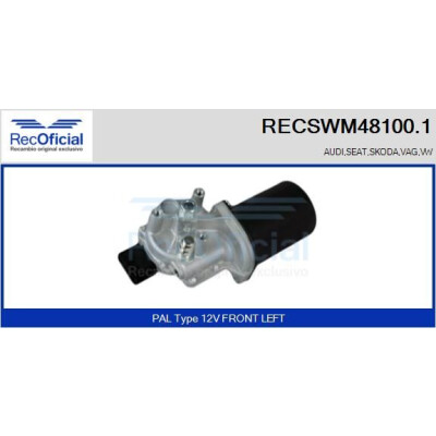 Motore tergicristallo RECOOFFICIAL RECSWM48100.1