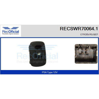 Interruttore finestra RECOFICIAL RECSWR70064.1