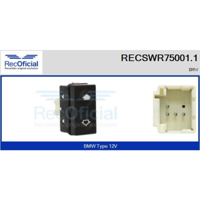 Interruttore finestra RECOFICIAL RECSWR75001.1