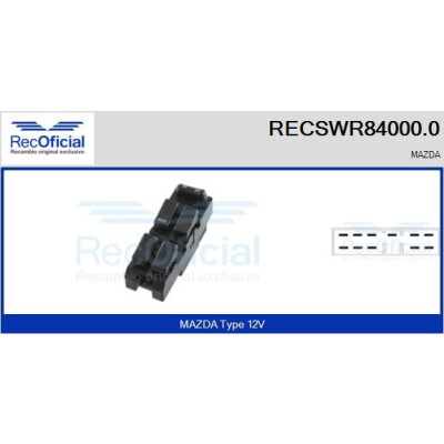 Interruttore finestra RECOFICIAL RECSWR84000.0