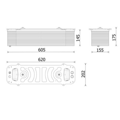 Raffreddatore d'aria aspirata NAGARES CI 699 000P