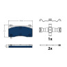 Set pastiglie freno TRW GDB2431BTE