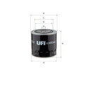 Filtro olio UFI 23.653.00