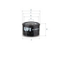 Filtro olio UFI 23.668.00